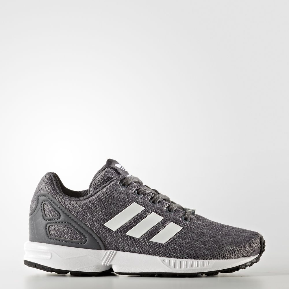 Adidas Zx Flux - Originals για αγορια - Γκρι/Ασπρα/Ασπρα,Μέγεθος: EU 27 – 39 1/3 (859NTXEU)